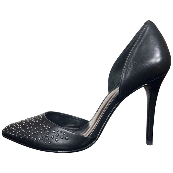 Coach Holmes Studded Leather High Heels Black With Box Size 6 EU 36 Q7052 - Picture 14 of 15